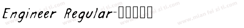 Engineer Regular字体转换